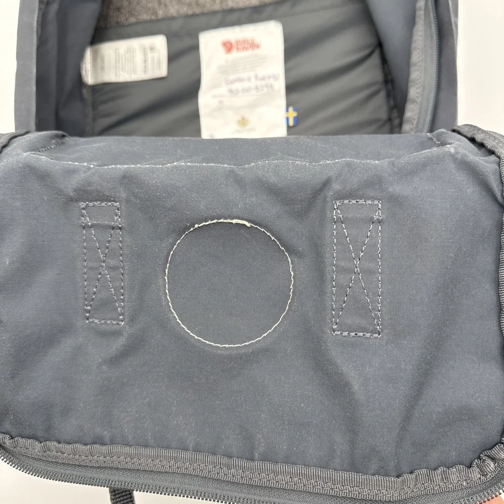 Fjallraven-Kanken Classic Backpack w/Bottle‎ Pocket Gray/blue
